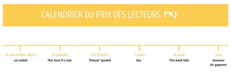 Calendrier Prix des lecteurs PKJ 2024